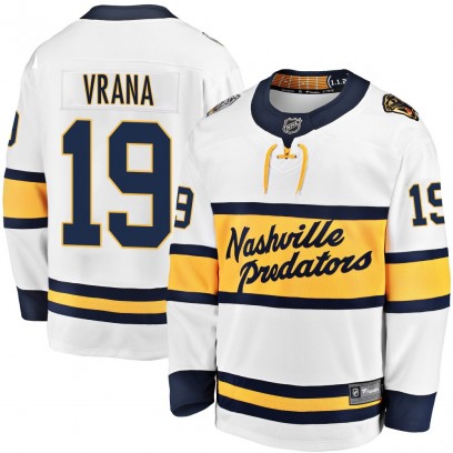 Youth Breakaway Nashville Predators Jakub Vrana Fanatics Branded 2020 Winter Classic Player Jersey - White