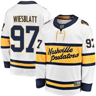 Youth Breakaway Nashville Predators Oasiz Wiesblatt Fanatics Branded 2020 Winter Classic Player Jersey - White
