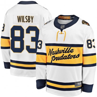 Youth Breakaway Nashville Predators Adam Wilsby Fanatics Branded 2020 Winter Classic Player Jersey - White